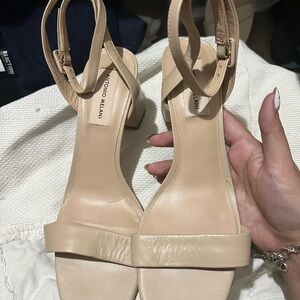 Antonio Melani Nude Strappy Heels